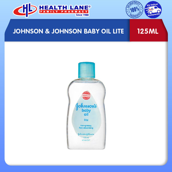 JOHNSON & JOHNSON BAYI MINYAK LITE (125ML)